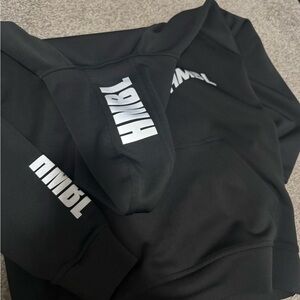 Black Hoodie with White HMBL